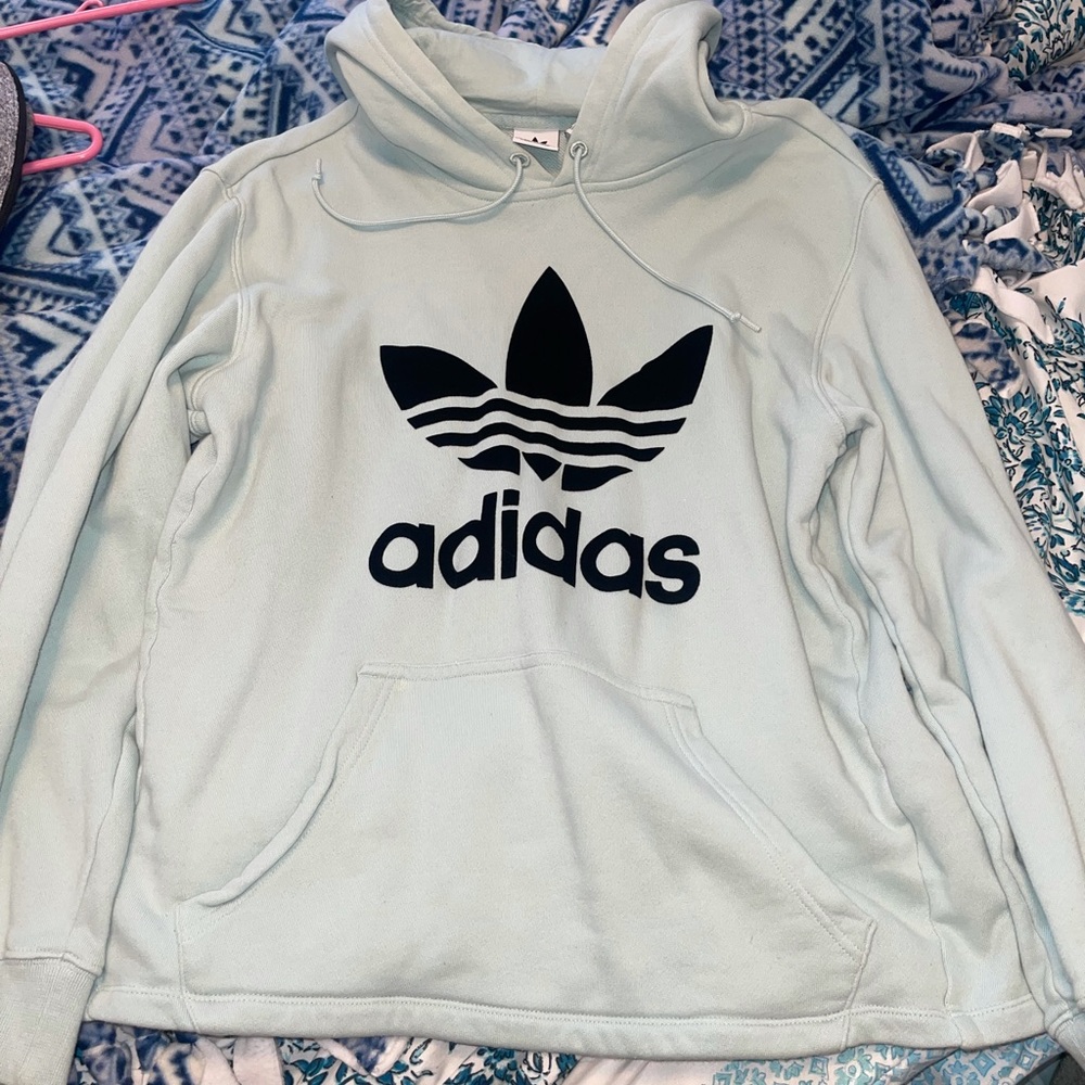 Adidas Oversized Mint Hoodie - Picture 3 of 5